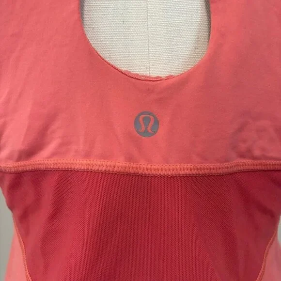 Lululemon Swift Tank Top Peach Pink Size 10 - Picture 12 of 15